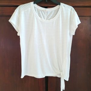 Champion Side Tie Top